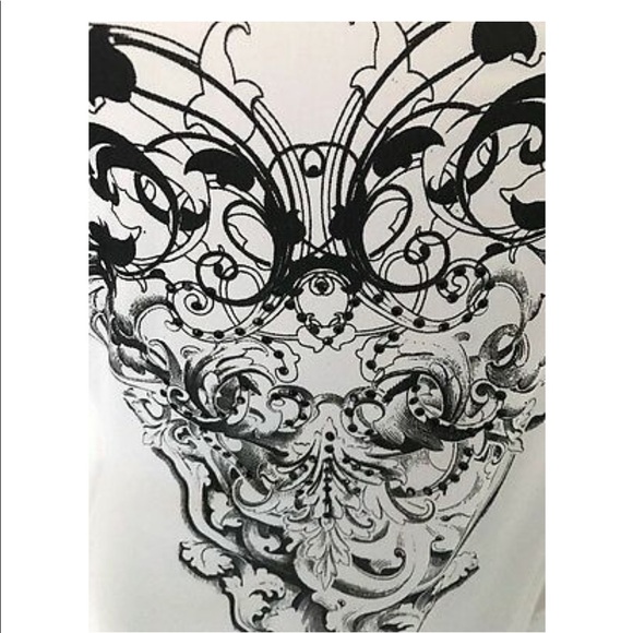 Wet Seal Juniors Embellished Blousy Graphic Top - Picture 4 of 8